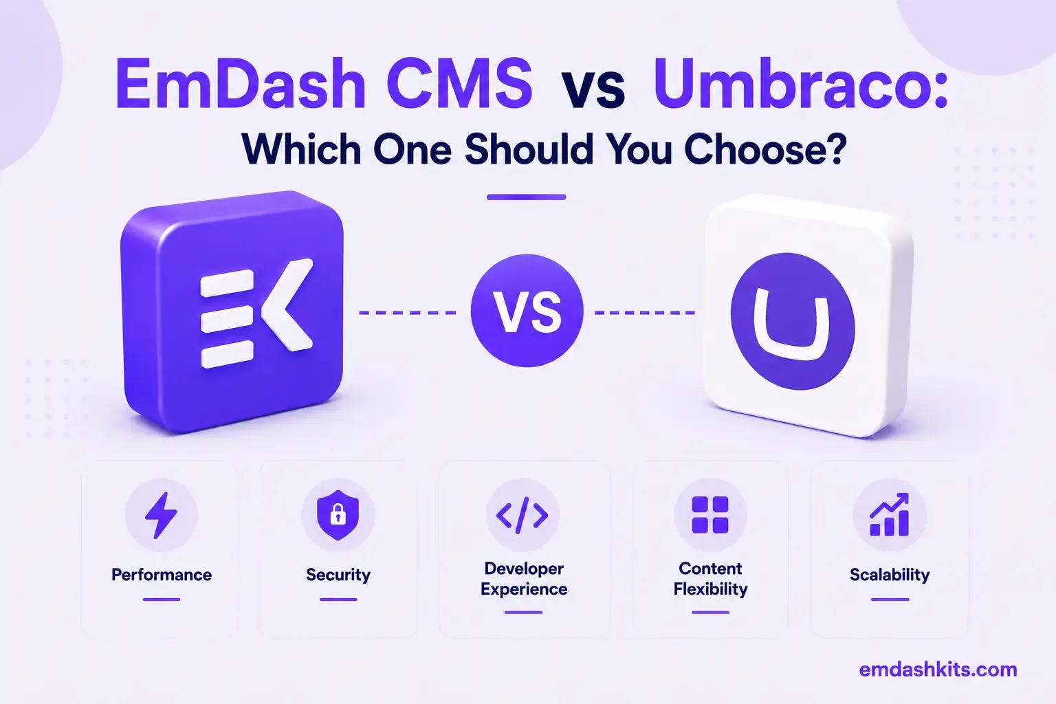 EmDash CMS vs Umbraco: Which One Should You Choose? EmDash CMS vs Umbraco: Which One Should You Choose?
